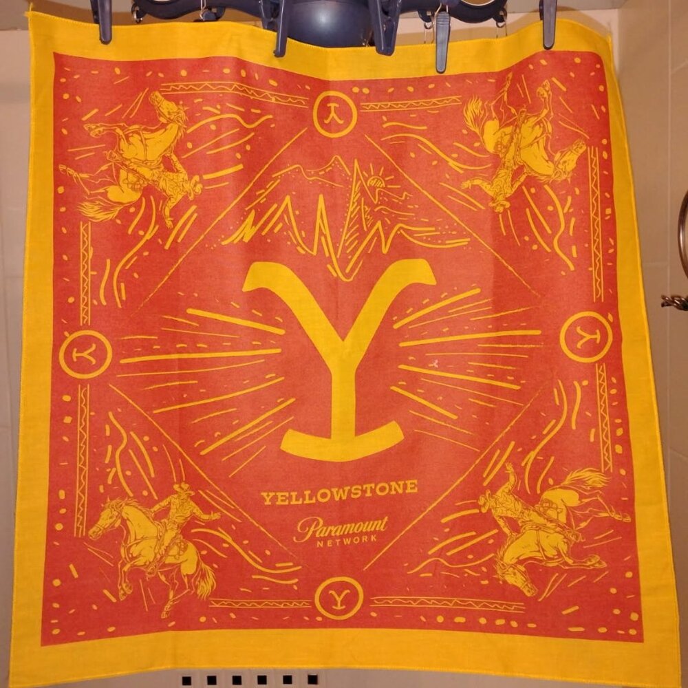 Yellowstone Promotional Bandana from Paramount Swag Scarf Handkerchief New